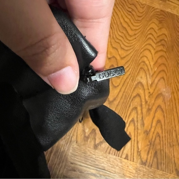 Gucci Leather Trim Cropped Top in Black Sz 38 or XS - Picture 11 of 16